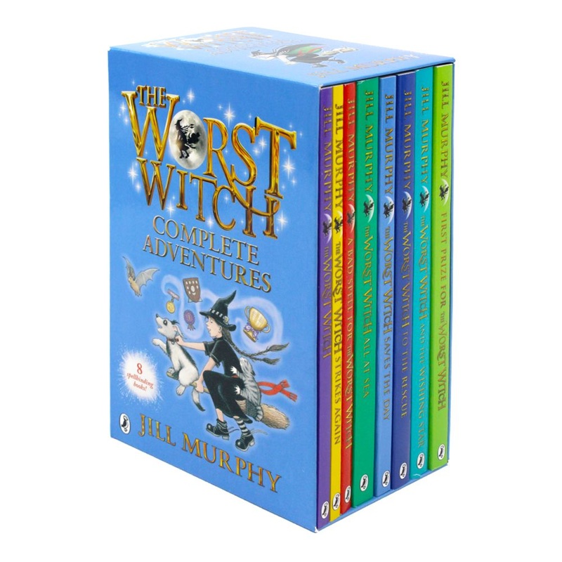 The Worst Witch Complete Adventure 8 Books Collection Box Set by Jill Murphy – Fun Reading for 5+ Years – Paperback Magic Fantasy Humor Young Readers
