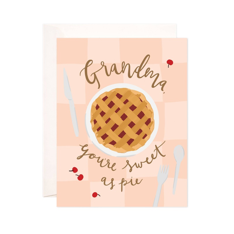 Grandma’s Pie Greeting Card – Perfect for Mother’s Day