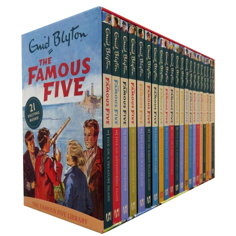 Famous Five 21 Books Paperback Box Set by Enid Blyton  Classic Adventure for Kids Aged 8+ mystery, five friends, adventure family popular books