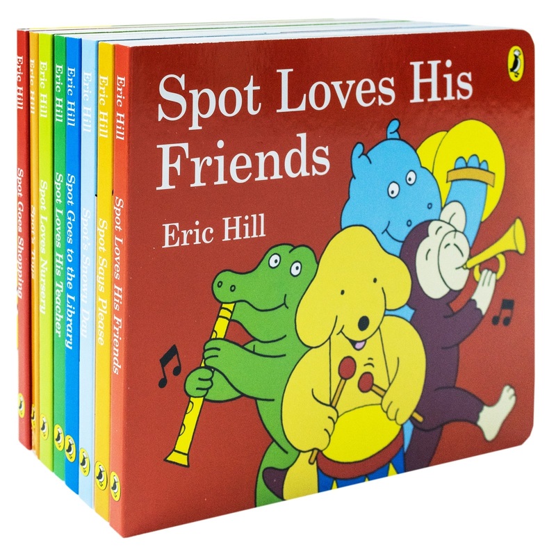 Spots Story Collection 8 Book Set by Eric Hill Fun Childrens Board & Picture Books| Interactive Animal Adventures, Early Learning & Bedtime Stories