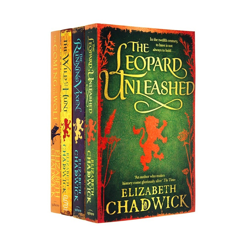 The Wild Hunt 4 Book Set by Elizabeth Chadwick: The Wild Hunt,The Running Vixen,The Coming of the Wolf,The Leopard Unleashed  Medieval Fiction Series
