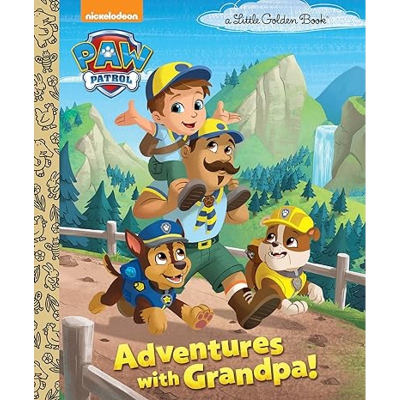 Adventures with Grandpa! (PAW Patrol) (Little Golden Book)