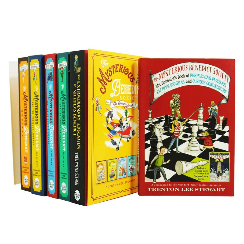 The Mysterious Benedict Society The Complete Series 6 Books Collection Set(The Perilous Journey, The Prisoner’s Dilemma, The Riddle of the Ages and More…)