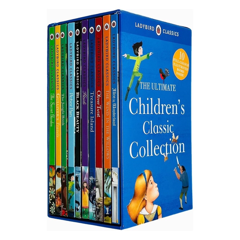 The Ultimate Children’s Classic Collection 10 Books Set (The Secret Garden, Gulliver’s Travels, The Jungle Book, Peter Pan, Black Beauty, Heidi, Treasure Island, Oliver Twist & More)