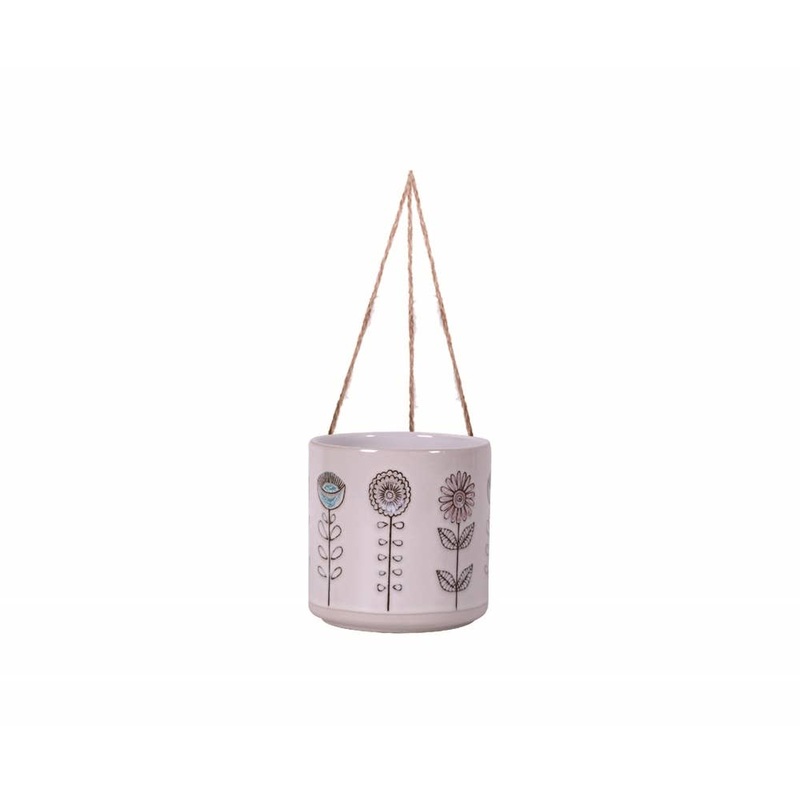 5.25″ Hanging Bobby Garden Flower Pot