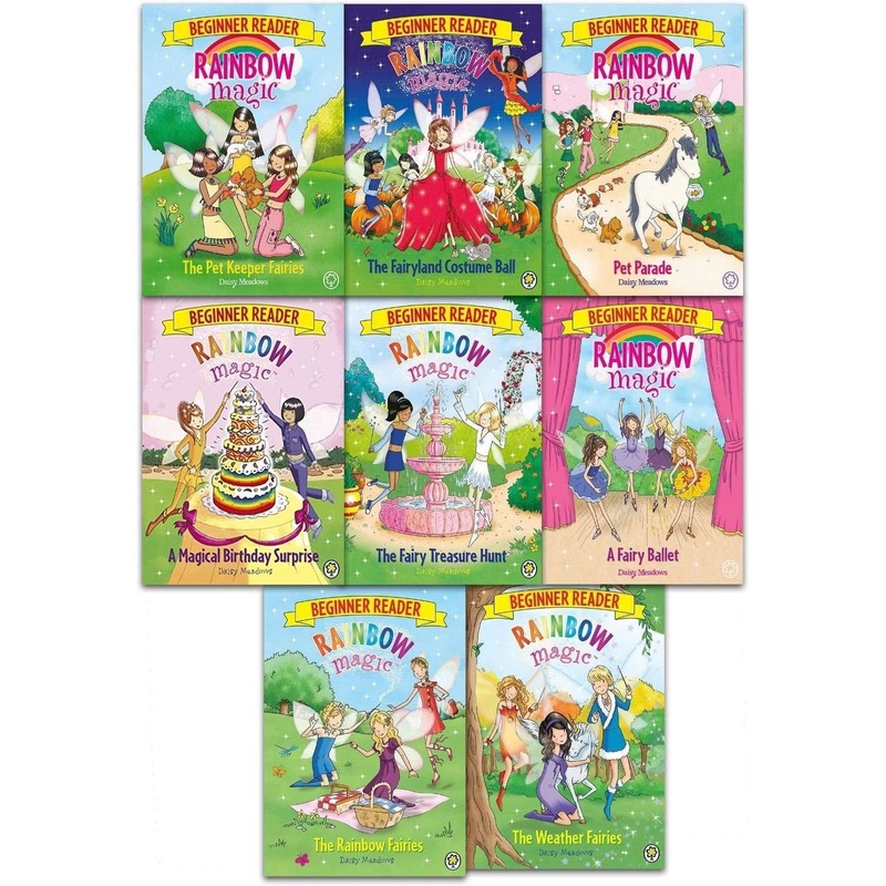 Daisy Meadows Rainbow Magic Beginner Reader Collection  8-Book Set: Fun & Magical Stories for Young Readers, Perfect for Early & Bedtime Reading!