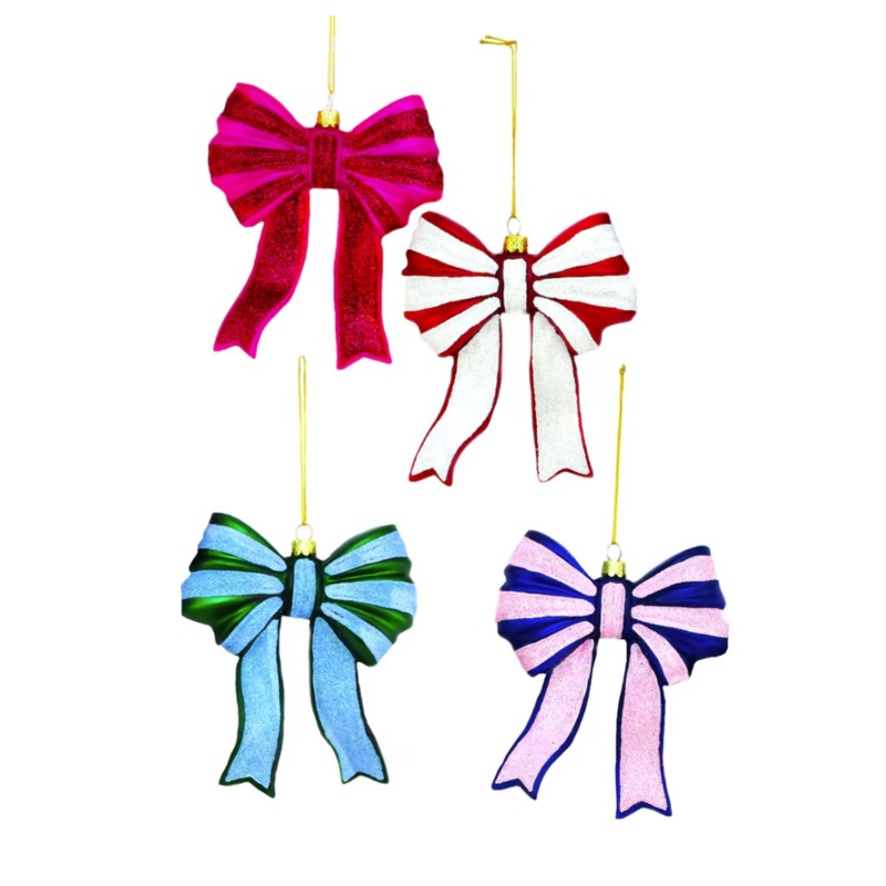 Glitter Bows Ornament (large)