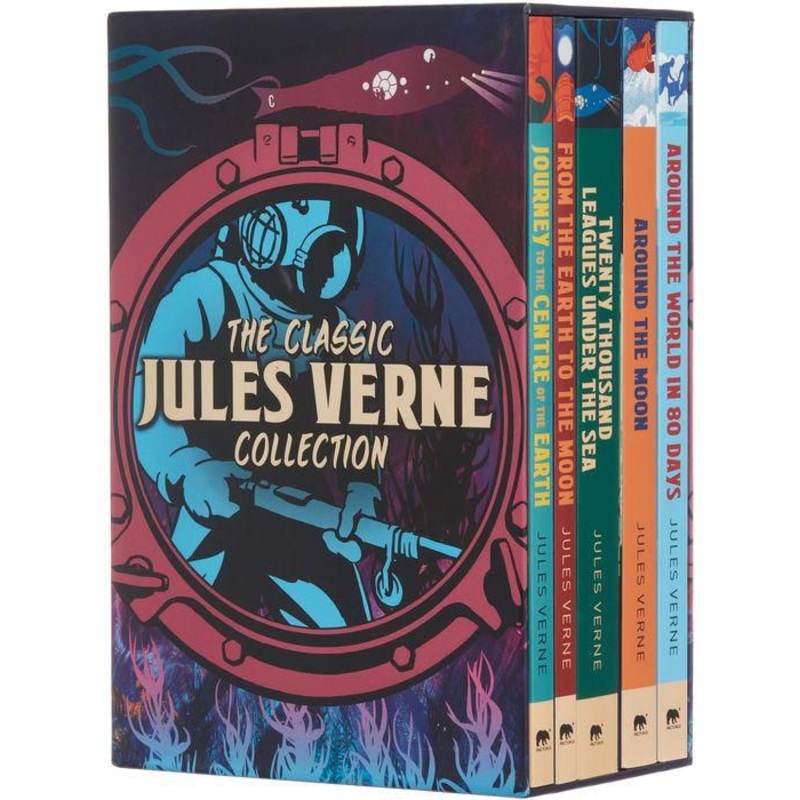 The Classic Jules Verne Collection: 5-Volume Box Set Edition Boxed Set