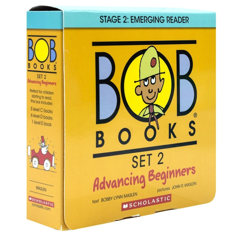 Bob Books Set 2: Advancing Beginners (Stage 2: Emerging Reader)  12 Book Set for Early Reading | Phonics-Based Beginner Readers | Children’s Literacy