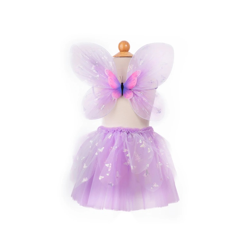 Flutter Butterfly Skirt Set, 4-6, Purple