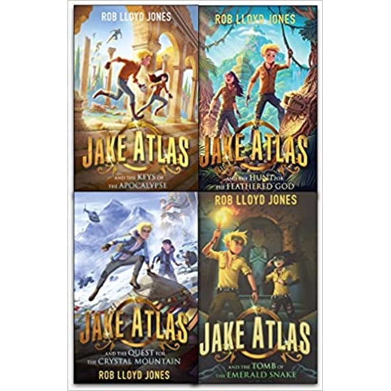Jake Atlas Series 4 Books Collection Set by Rob Llyod Jones