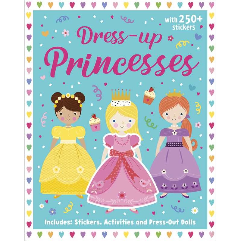 Princesses: Dress-Up Sticker Book