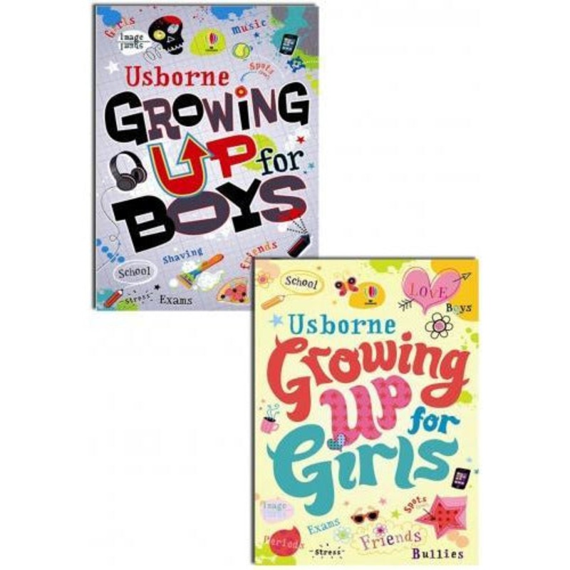 Usborne Growing Up For Girls And Boys Collection 2 Books Set Teens Young Adults
