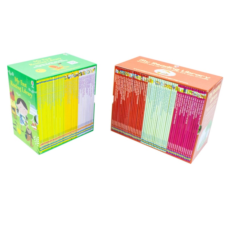 Usborne Very First Reading Library 100 Books Collection Set School Reading Pack Age 3 & 4+