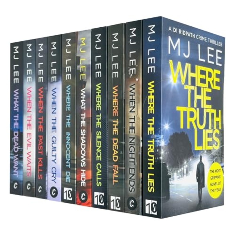 M.J. Lee DI Ridpath Series Collection 10 Books Set  Gripping British Crime Thrillers Featuring Detective Inspector Ridpath  Paperback