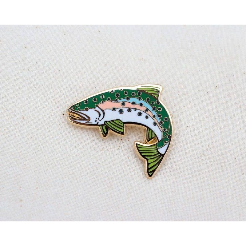 Wildship Studio – Rainbow Trout Enamel Pin