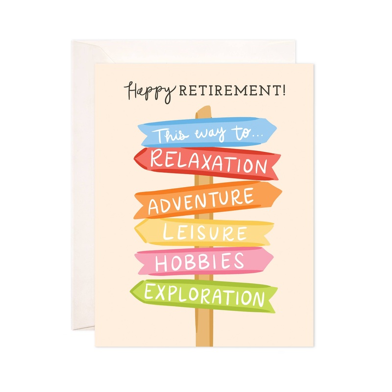 Retirement Signs Greeting Card – Retirement Card