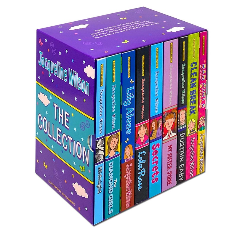 Jacqueline Wilson 9 Books Collection Set  Popular Children’s Fiction: Bad Girls, Clean Break, My Sister Jodie & More | Family, Friendship & Fun