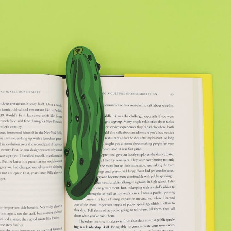Humdrum Paper – Pickle Bookmark (it’s die cut!)