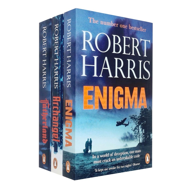 Robert Harris 3 Book Set – Enigma, Fatherland, Archangel – Historical Thriller & Spy Fiction Collection
