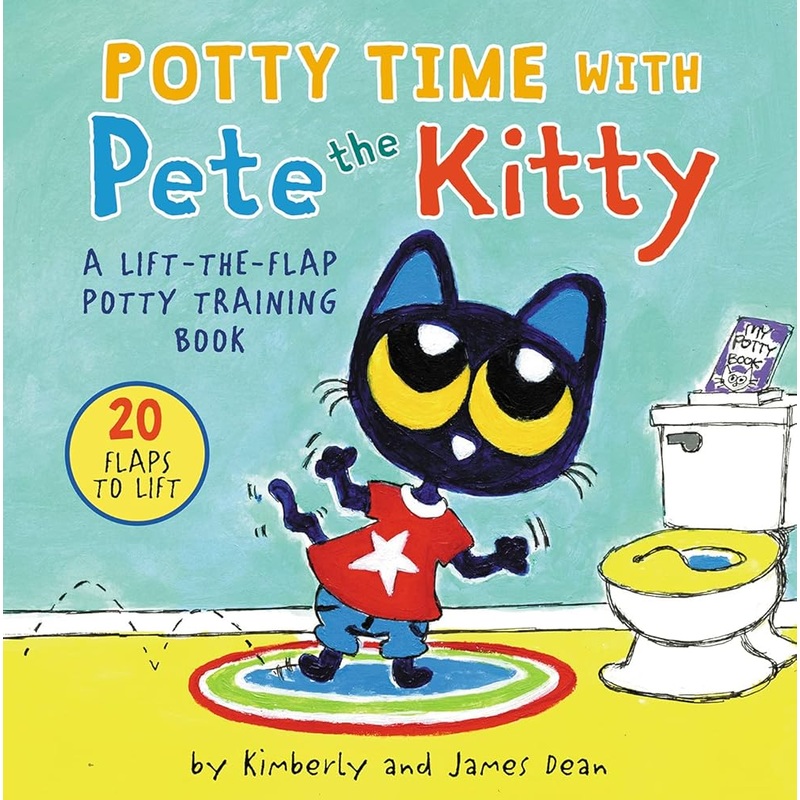 Potty Time with Pete the Kitty: A Lift-the-Flap Potty Book for Kids (Pete the Cat)