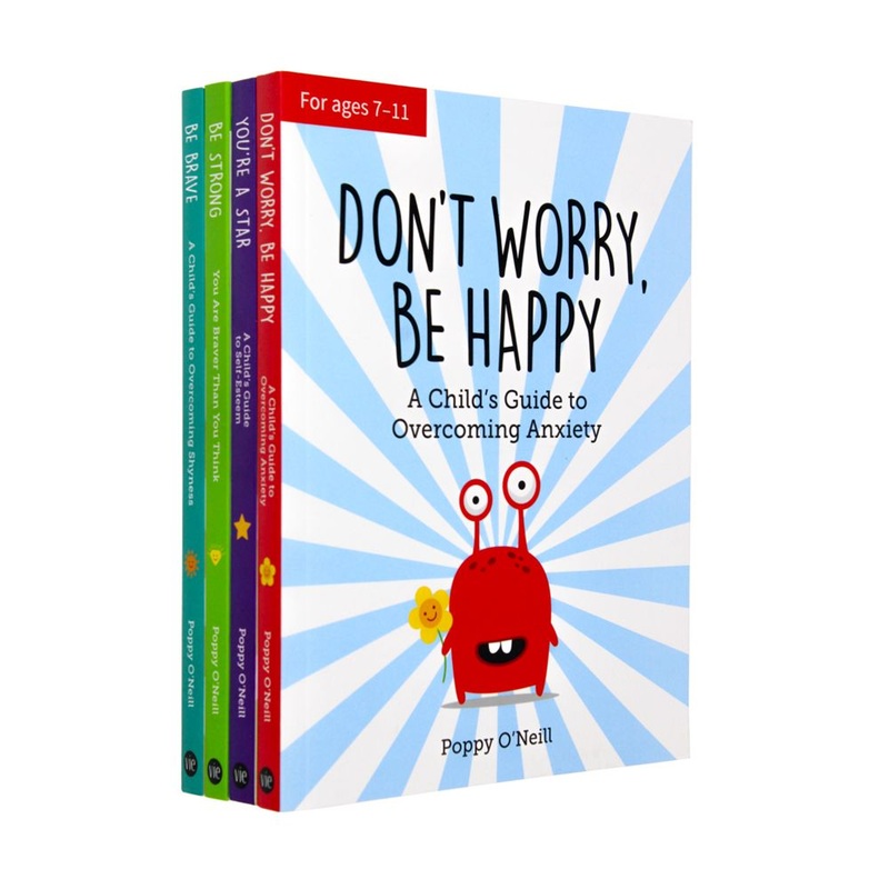 A Child’s Guide to Emotions 4-Book Set (Be Strong, Be Brave, You’re a Star, Don’t Worry Be Happy) | Anxiety Relief & Mood Management for Kids 7-12