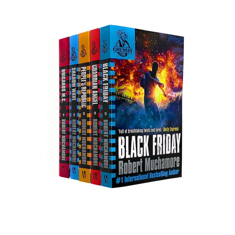 Cherub Series 3 Collection Robert Muchamore 5 Books Set Black Friday Shadow Wave