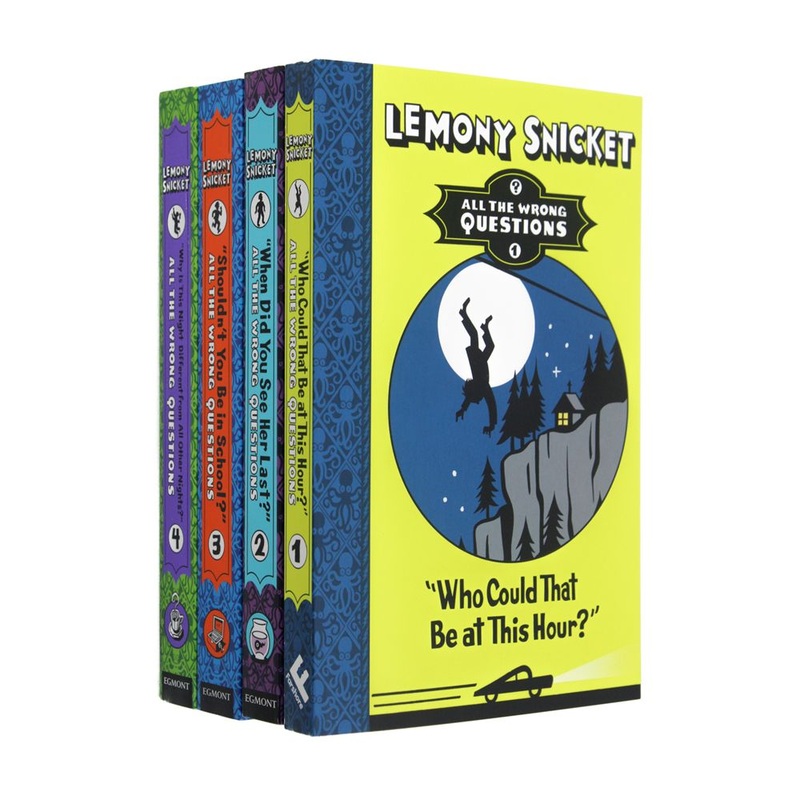Lemony Snicket All The Wrong Questions 4 Books Collection Pack Set
