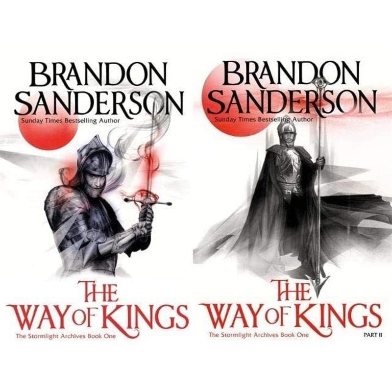 Brandon Sanderson Stormlight Archive Book One Collection 2 Books Bundle (The Way of Kings Part One, The Way of Kings Part Two)