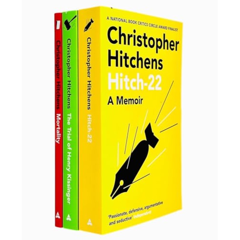 Christopher Hitchens Collection 3 Books Set (Hitch 22, The Trial of Henry Kissinger & Mortality)
