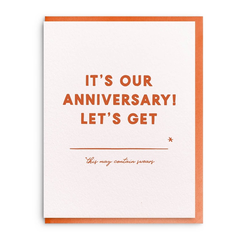 it’s Our Anniversary Fill in the Blank Card