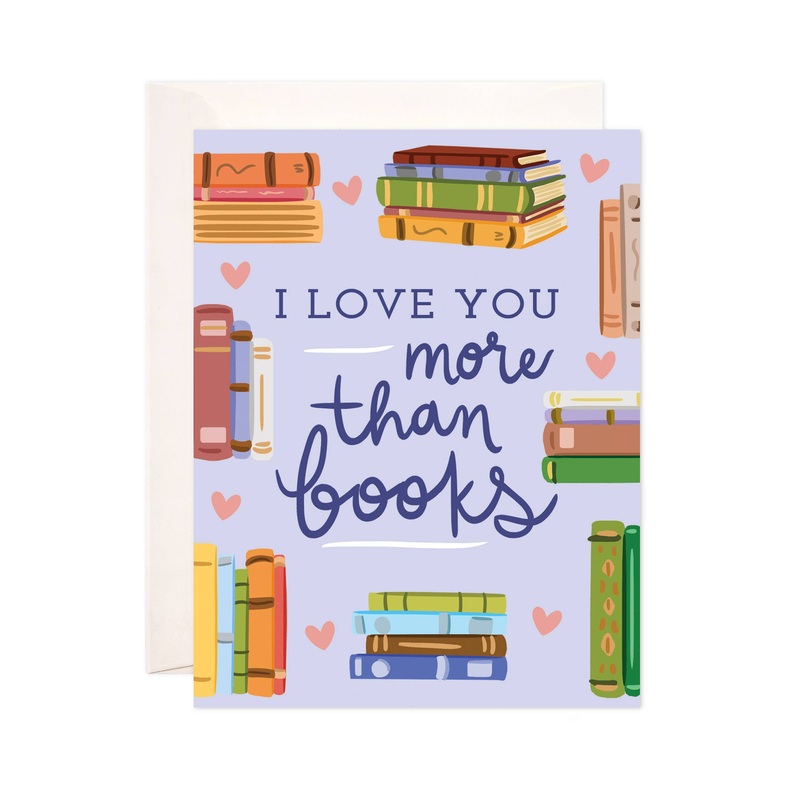 More Thank Books Greeting Card – Love & Friendship Card
