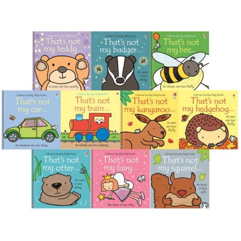 Usborne Thats Not My Toddlers 10 Books Collection Set Pack (Series 3) (Bee, Badger, Car, Fairy, Hedgehog, Kangaroo, Otter, Squirrel, Teddy, Train)