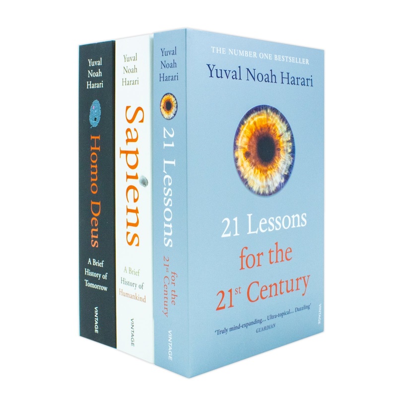 Yuval Noah Harari Collection 3 Books Set – Sapiens, Homo Deus, 21 Lessons – Non-Fiction Bestsellers, History, Philosophy, Humanity, Insight