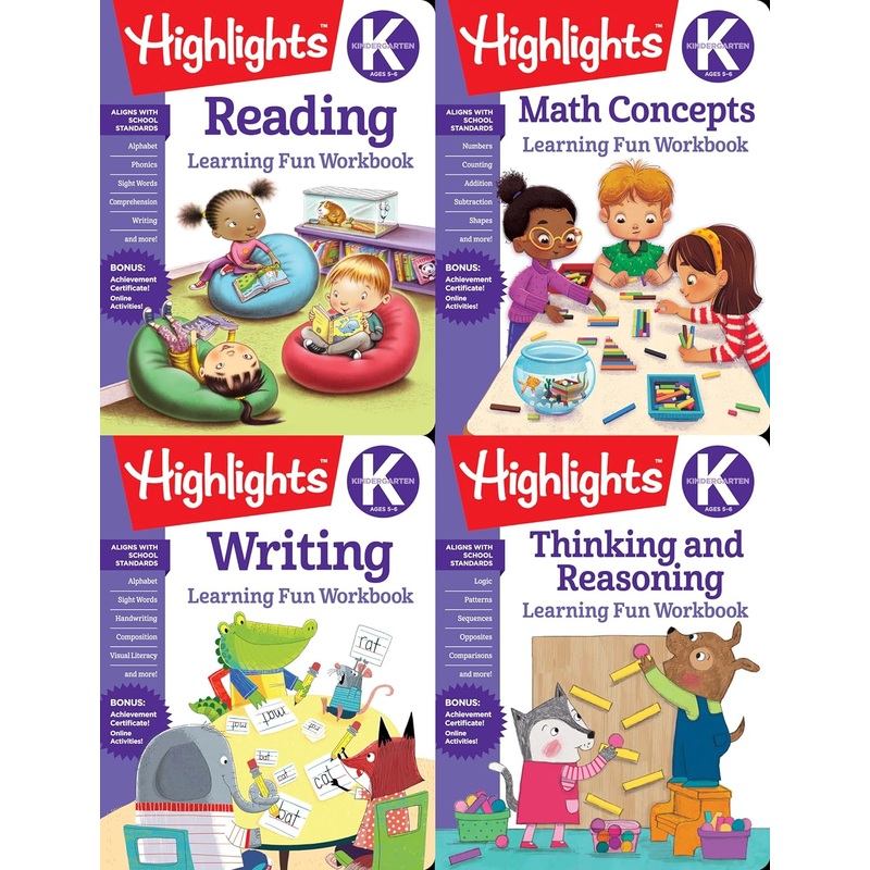 Highlights Kindergarten Learning Workbook Pack