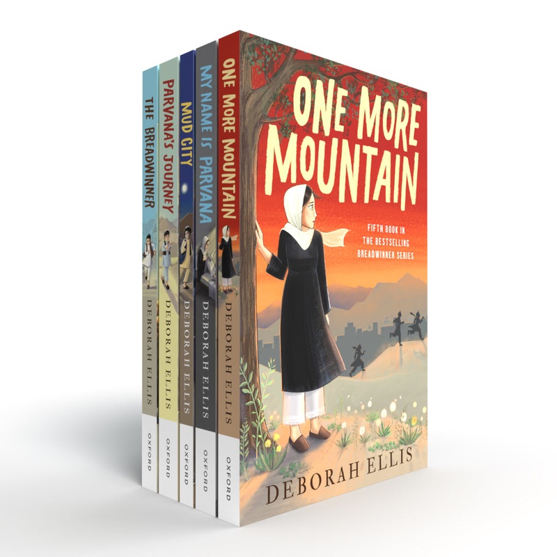 Breadwinner Series Collection 5 Books Set By Deborah Ellis (My Name is Parvana, Parvana’s Journey, Mud City & The Breadwinner, One More Mountain)