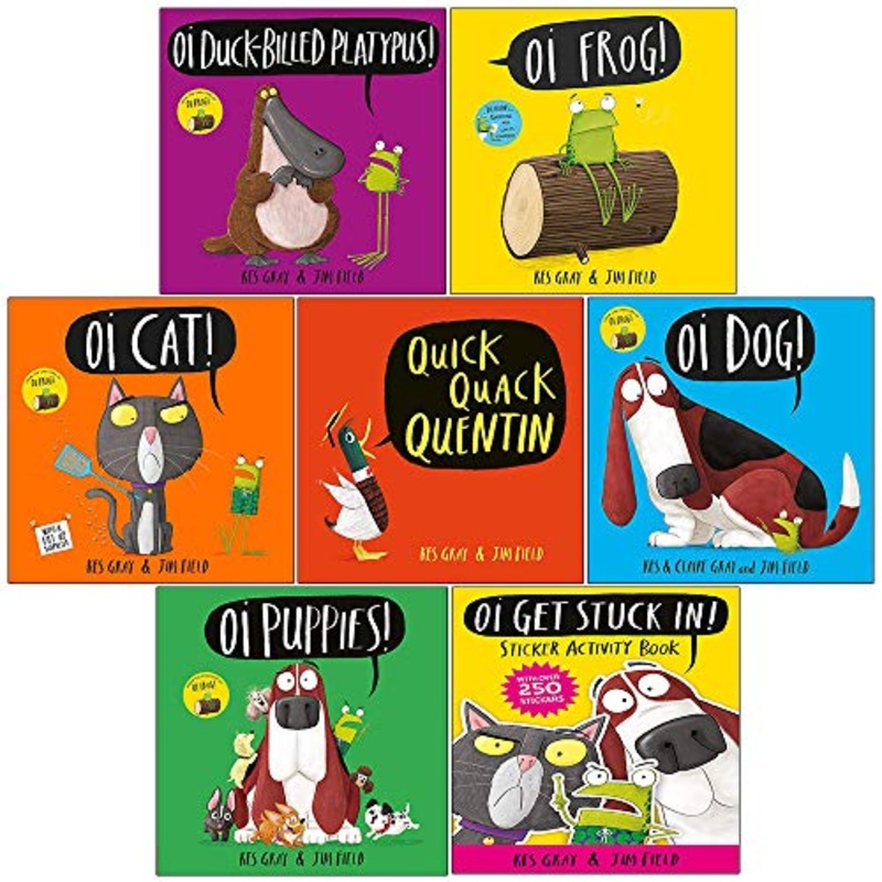 Kes Gray Oi Frog and Friends Collection 7 Books Set