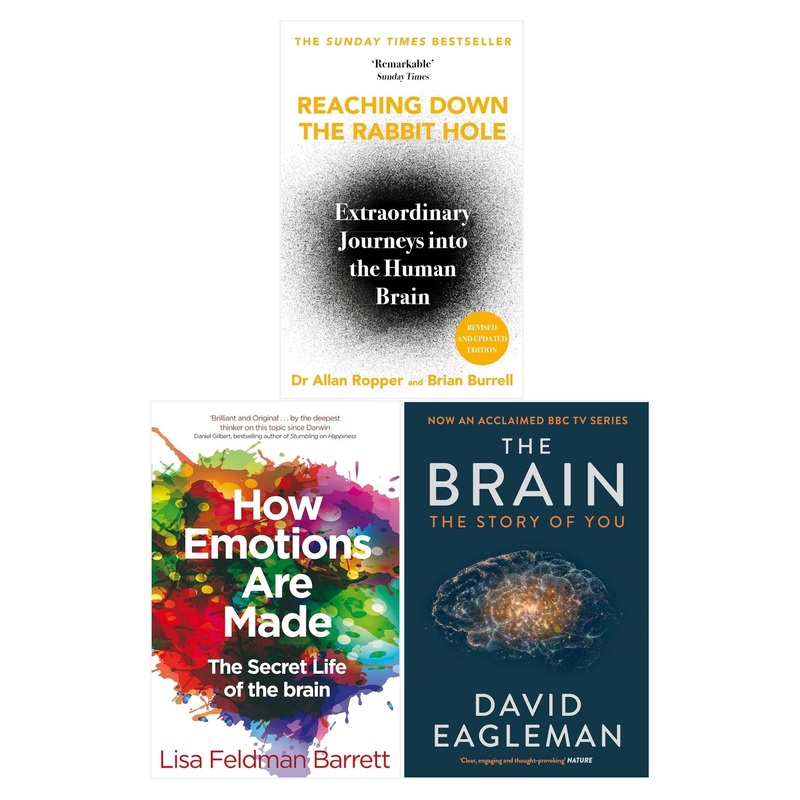 Reaching Down the Rabbit Hole, The Brain and How Emotions are Felt 3 Books Set