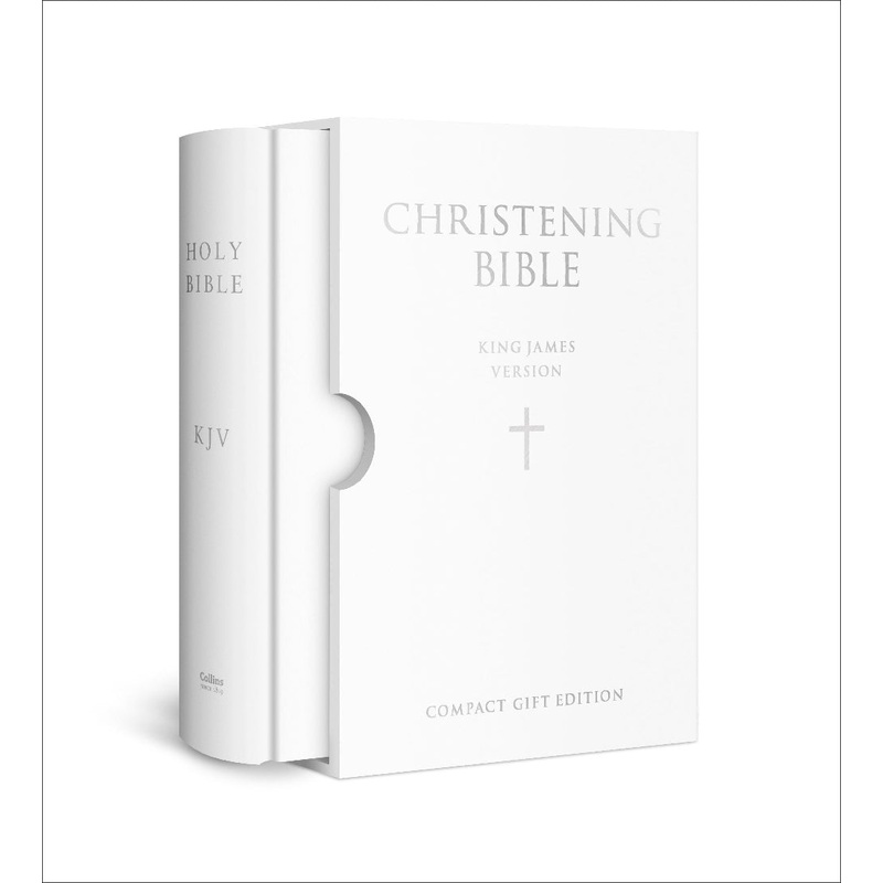 CHRISTENING BIBLE (WHITE)