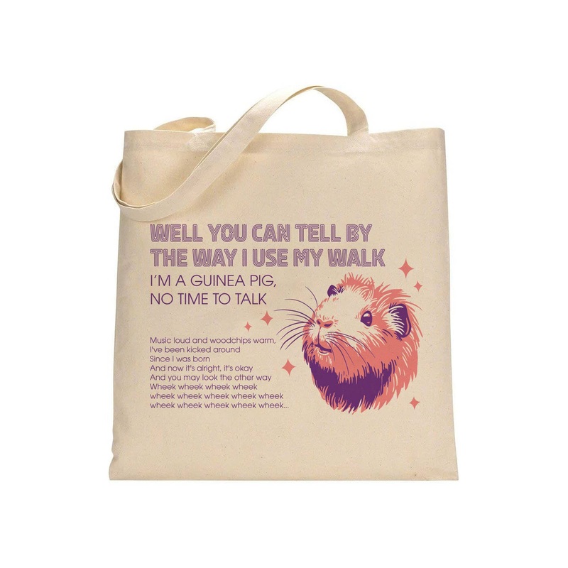 Frog & Toad Press – Stayin’ Alive (Guinea Pig) Tote