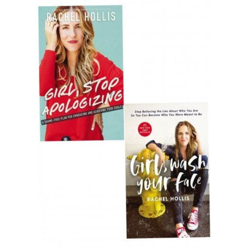 Rachel Hollis Collection 2 Books Set – Girl Wash Your Face, Girl Stop Apologizing