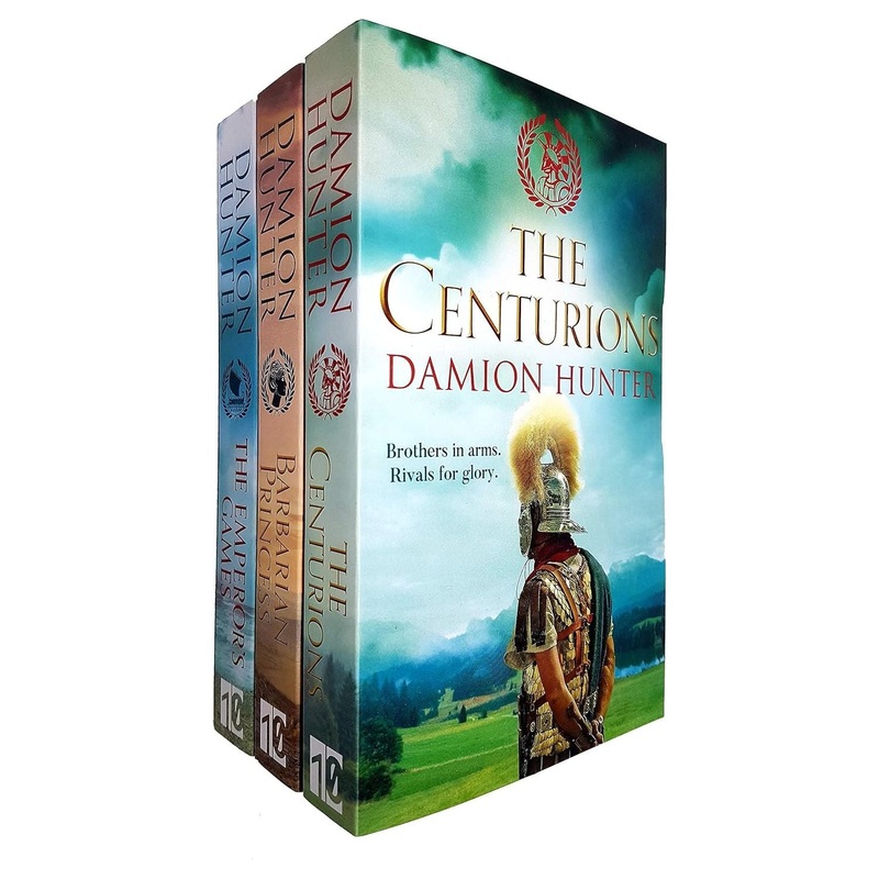 Damion Hunter Centurions Series 3 Books Collection Set (The Centurions, Barbarian Princess, The Emperor’s Games)