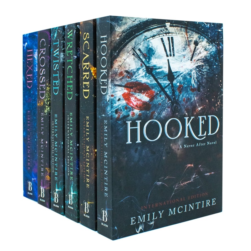 Never After Series by Emily McIntire  Complete 6-Book Collection Set (Hexed, Hooked, Scarred, Wretched, Twisted, Crossed) | Fantasy, Magic & Romance