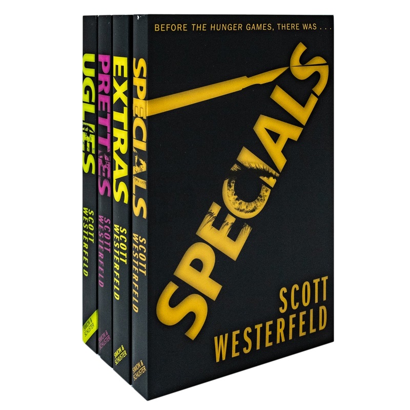 Scott Westerfeld The Uglies Quartet 4 Books Collection – Uglies, Pretties, Specials & Extras, Paperback, 12+ Years, netflix dystopian teen fiction