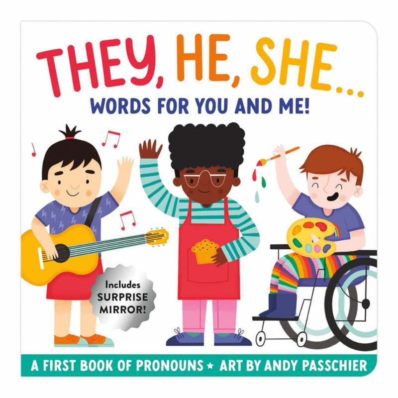 They, He, She: Words for You and Me Board Book