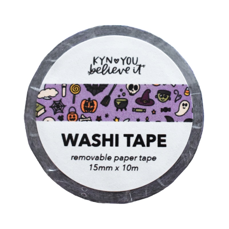 Kyn You Believe It – Halloween Pattern Washi Tape | Spooky Fall Washi