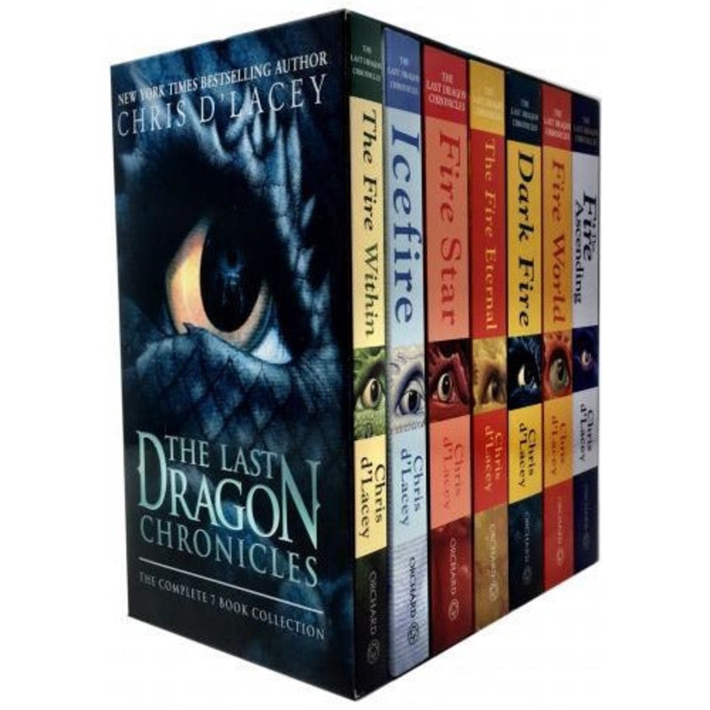 The Last Dragon Chronicles Collection By Chris d’Lacey 7 Books Set (Dark Fire, Fire Eternal, Fire Star, Fire World, Ice Fire, The Fire Within)