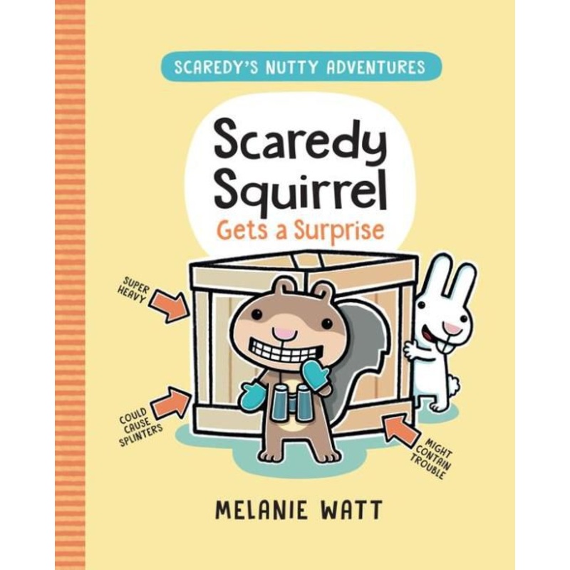 Scaredy Squirrel Gets a Surprise Hardcover