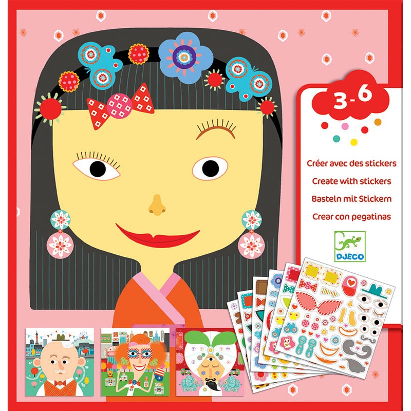 Create A Face Stickers