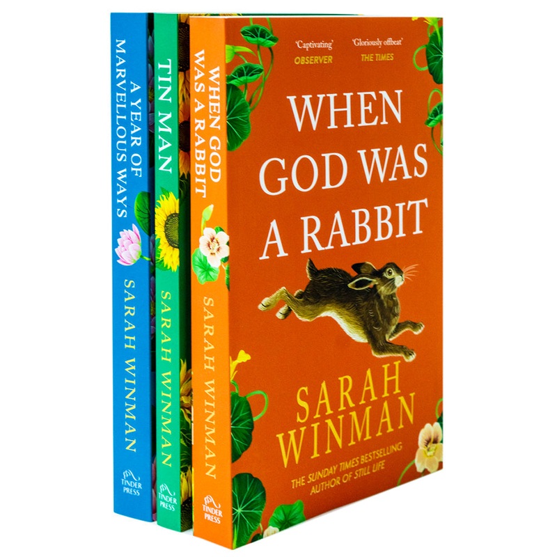 Sarah Winman 3 Book Collection Tin Man, A Year of Marvellous Ways & When God Was a Rabbit | Emotional & Captivating Literary Fiction Novels